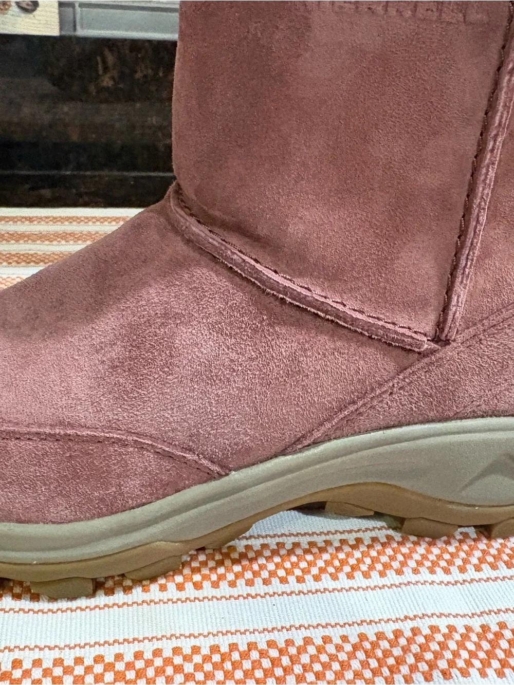 NWOT- Merrell Dusty Rose Suede Ankle Winter Boots